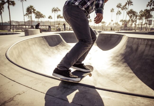 Skater,Boy,Practicing,At,The,Skate,Park